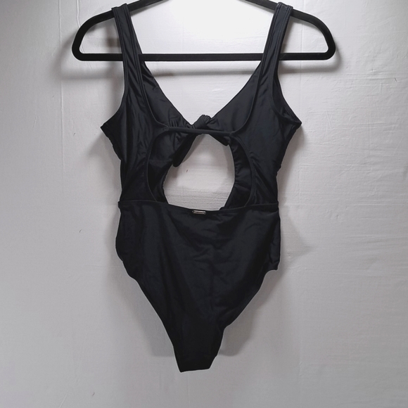 Relleciga small one piece with cutouts. Black. NWT. - Picture 3 of 7